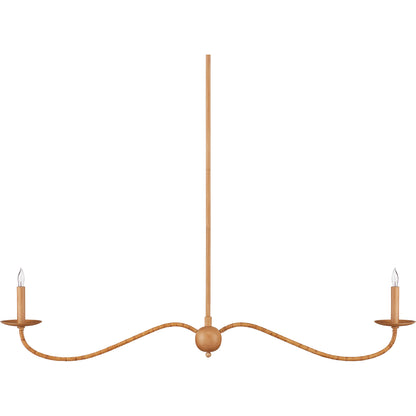 Saxon Linear Chandelier by Currey and Company. Made from unique in a modern style.