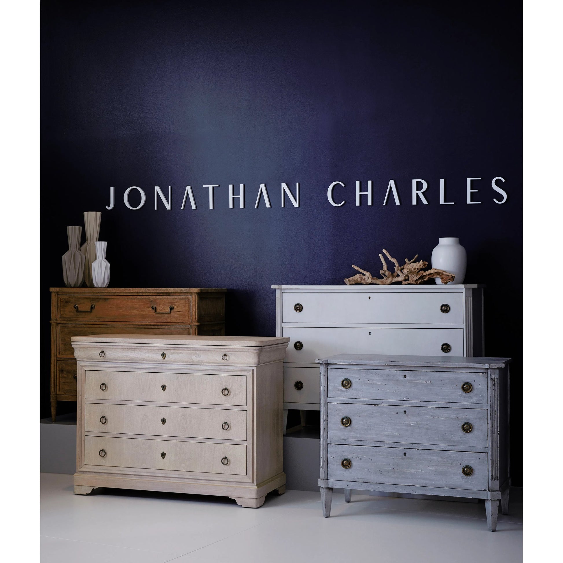 Timeless Entropy Louis Phillipe Drawer Chest by Jonathan Charles. Made from unique in a unique style.