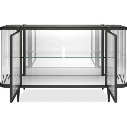 Stop and Stare Console by Caracole. Made from metal, glass, acrylic in a unique style.