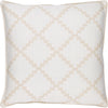 Ivory, Beige / Down Feather / 18" x 18"