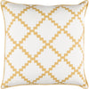Ivory, Gold / Down Feather / 18" x 18"