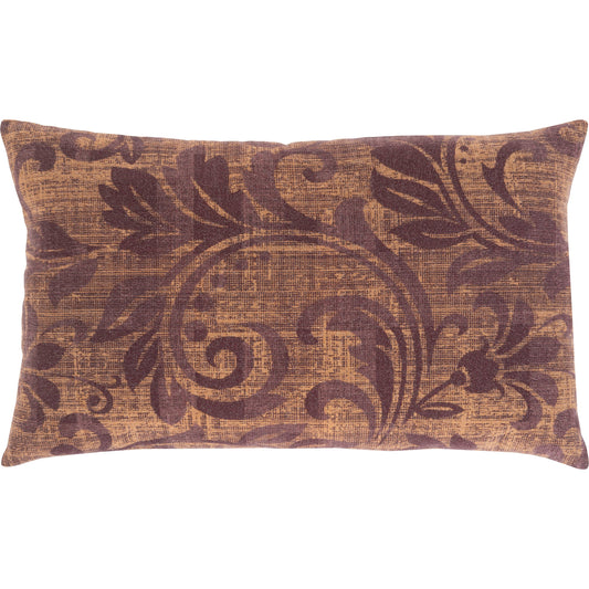 Porcha Pillow - 15168 by Surya in mauve, tan. Made from 100% cotton in a traditional style.