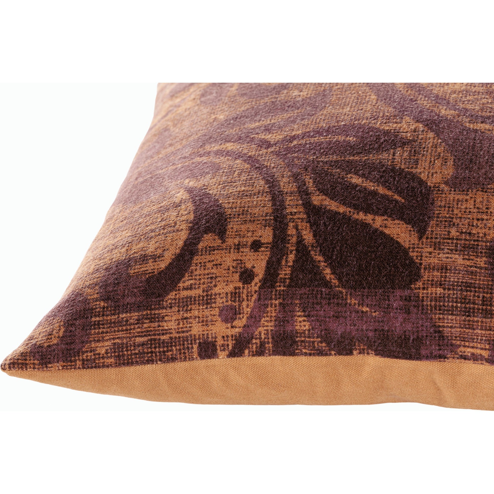 Porcha Pillow - 15168 by Surya in mauve, tan. Made from 100% cotton in a traditional style.