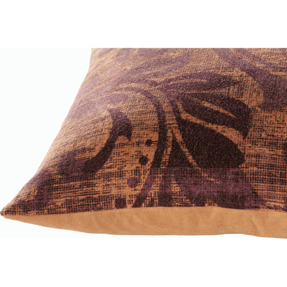 Porcha Pillow - 15168 by Surya in mauve, tan. Made from 100% cotton in a traditional style.