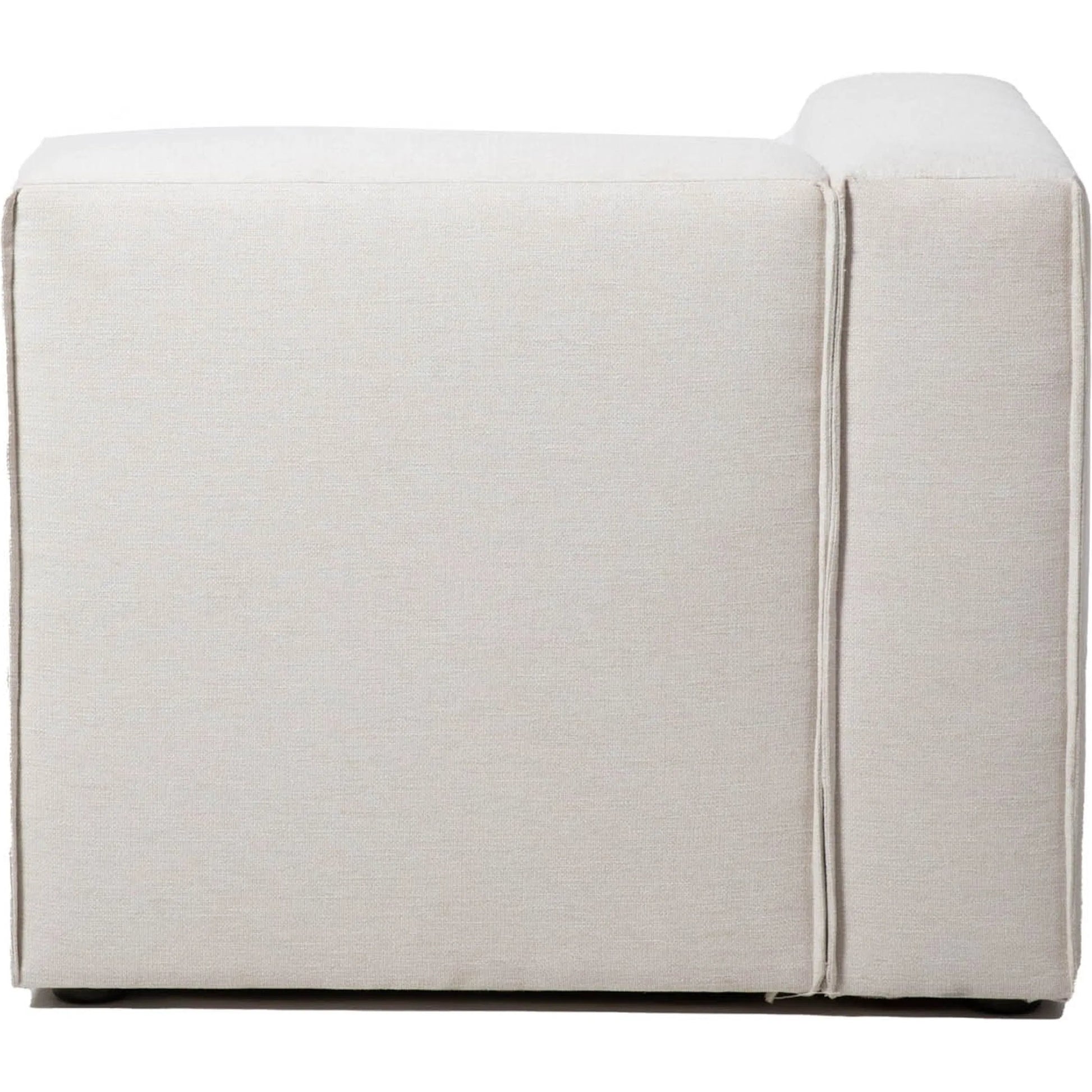 Premium Modular by LH Imports in pebble chenille weave and black. Made from 100% performance polyester, rubberwood, plywood, pu foam, steel in a transitional style.