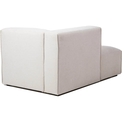 Premium Modular by LH Imports in pebble chenille weave and black. Made from 100% performance polyester, rubberwood, plywood, pu foam, steel in a transitional style.