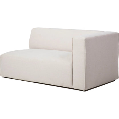 Premium Modular by LH Imports in pebble chenille weave and black. Made from 100% performance polyester, rubberwood, plywood, pu foam, steel in a transitional style.