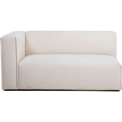 Premium Modular by LH Imports in pebble chenille weave and black. Made from 100% performance polyester, rubberwood, plywood, pu foam, steel in a transitional style.