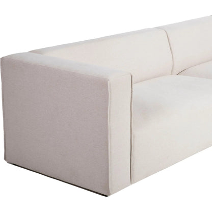 Premium Modular by LH Imports in pebble chenille weave and black. Made from 100% performance polyester, rubberwood, plywood, pu foam, steel in a transitional style.