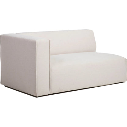 Premium Modular by LH Imports in pebble chenille weave and black. Made from 100% performance polyester, rubberwood, plywood, pu foam, steel in a transitional style.