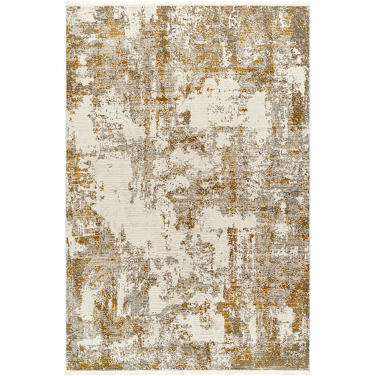 Perugia Rug - 32720 by Livabliss in ivory, taupe, medium gray, cream, amber, medium brown. Made from main: 100% polyester in a unique style.