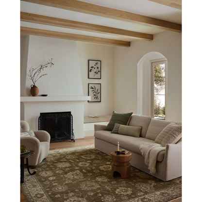 Priscilla PRL-01 Rug by Loloi in bark, ivory. Made from 100% polyester in a unique style.