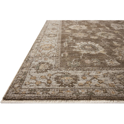 Priscilla PRL-01 Rug by Loloi in bark, ivory. Made from 100% polyester in a unique style.