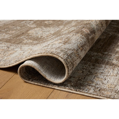 Priscilla PRL-01 Rug by Loloi in bark, ivory. Made from 100% polyester in a unique style.