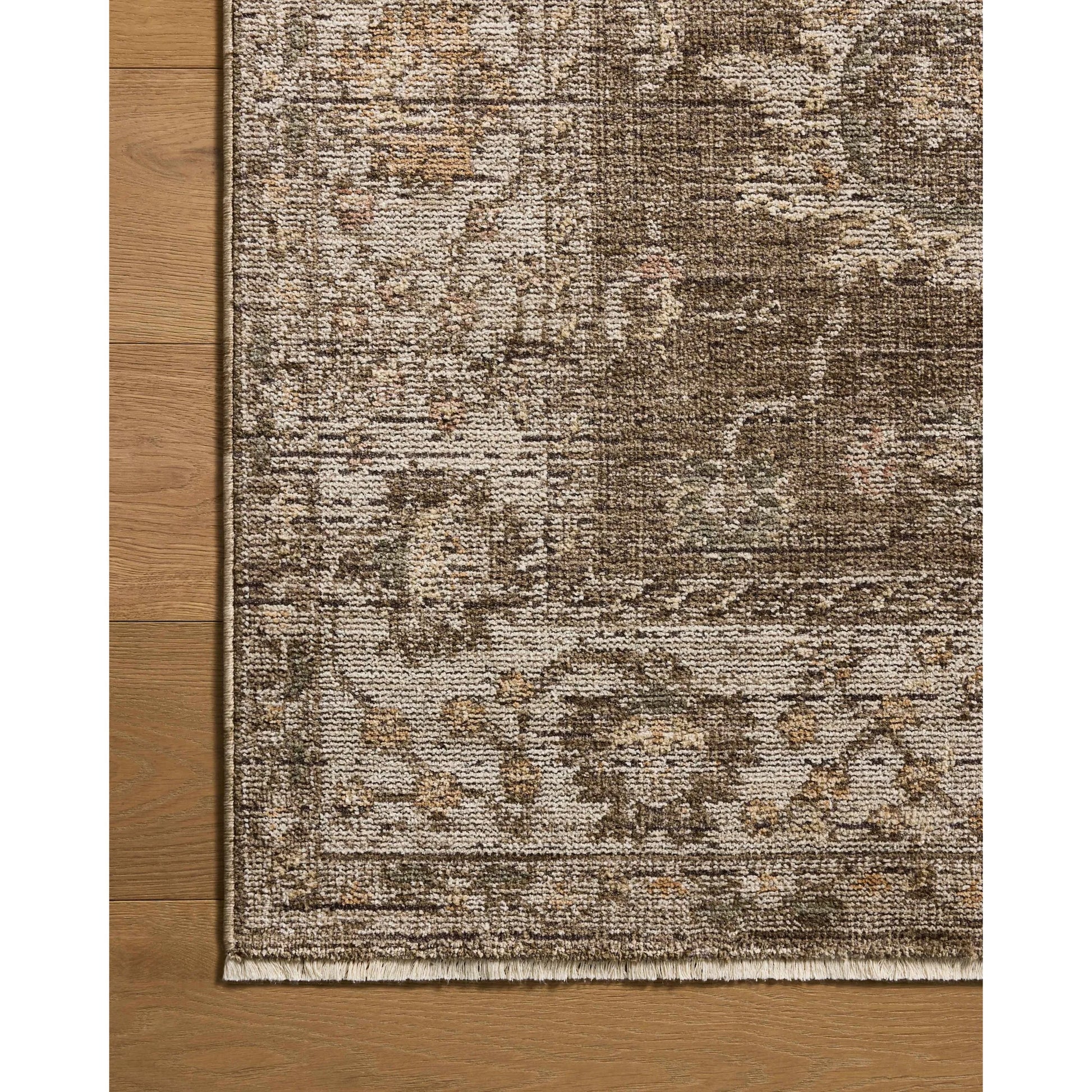 Priscilla PRL-01 Rug by Loloi in bark, ivory. Made from 100% polyester in a unique style.