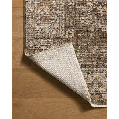 Priscilla PRL-01 Rug by Loloi in bark, ivory. Made from 100% polyester in a unique style.