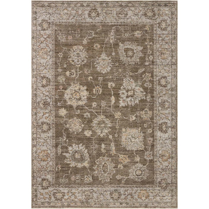 Priscilla PRL-01 Rug by Loloi in bark, ivory. Made from 100% polyester in a unique style.