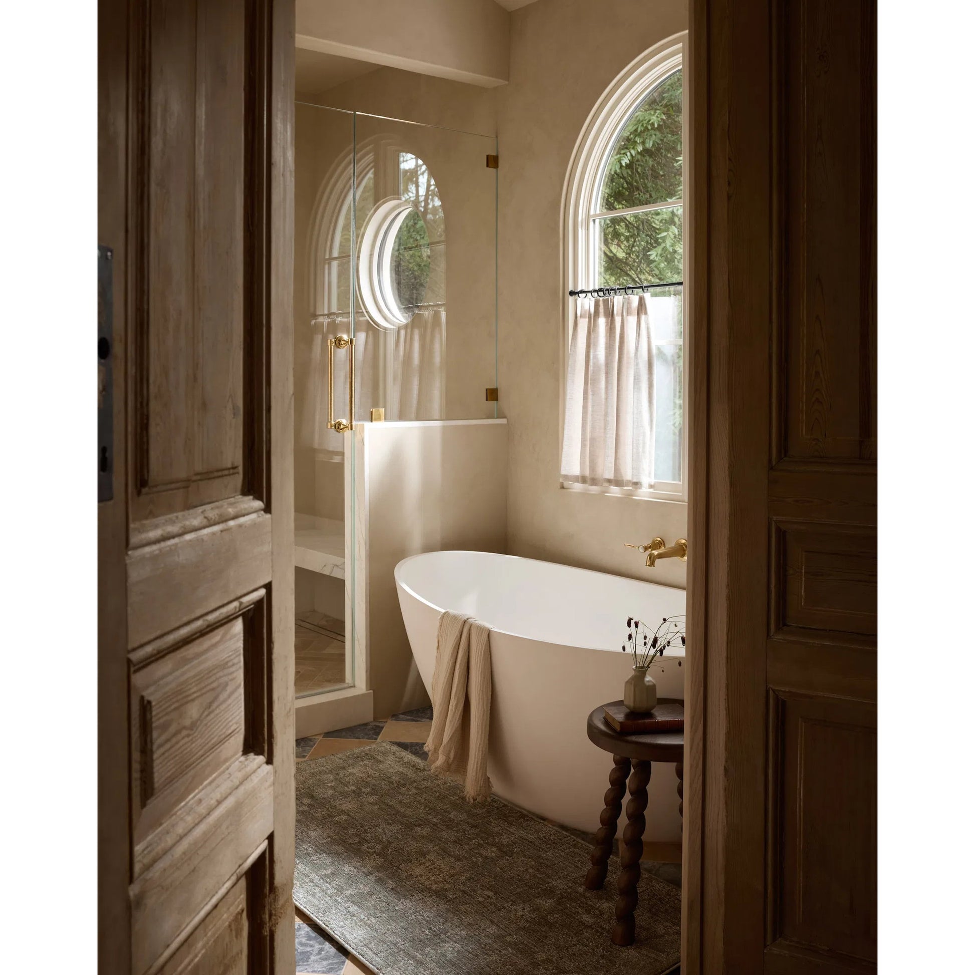 Priscilla PRL-02 Rug by Loloi in olive, sand. Made from 100% polyester in a unique style.