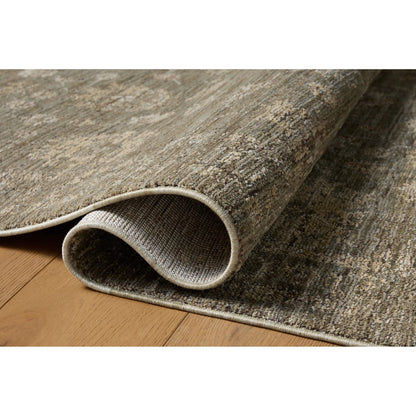 Priscilla PRL-02 Rug by Loloi in olive, sand. Made from 100% polyester in a unique style.