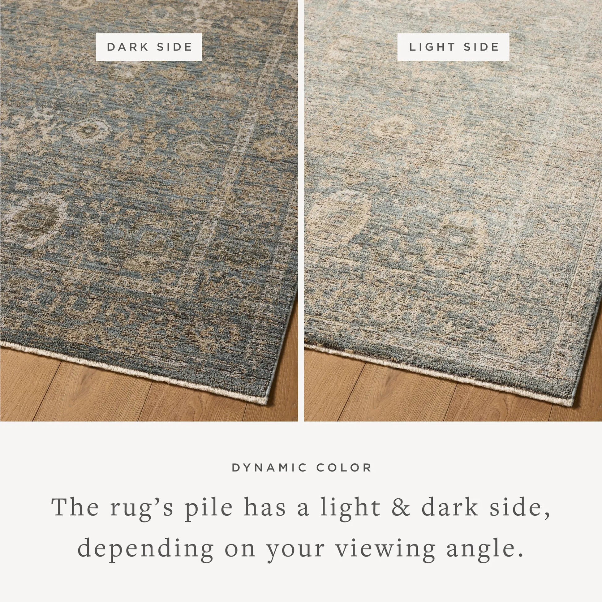 Priscilla PRL-03 Rug by Loloi in blue, sand. Made from 100% polyester in a unique style.