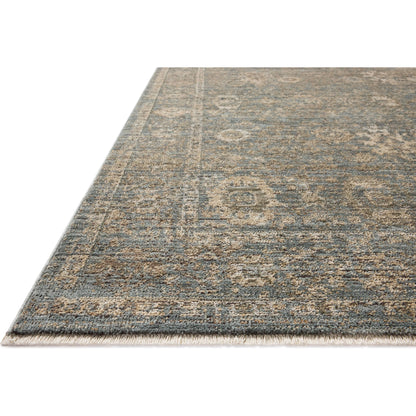 Priscilla PRL-03 Rug by Loloi in blue, sand. Made from 100% polyester in a unique style.