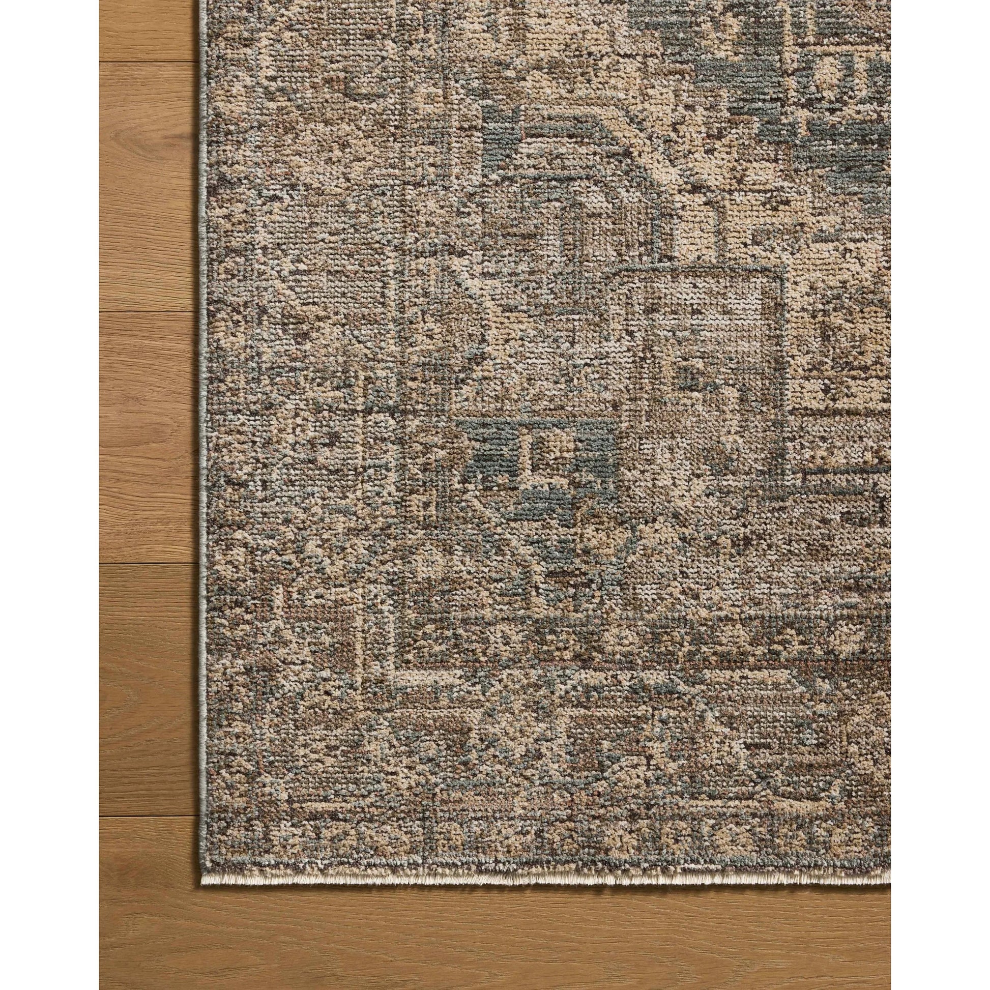 Priscilla PRL-04 Rug by Loloi in blue, bark. Made from 100% polyester in a unique style.