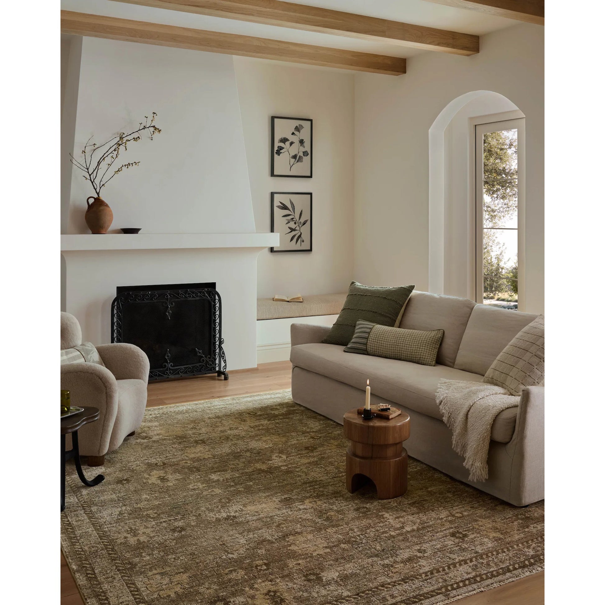 Priscilla PRL-05 Rug by Loloi in sand, earth. Made from 100% polyester in a unique style.