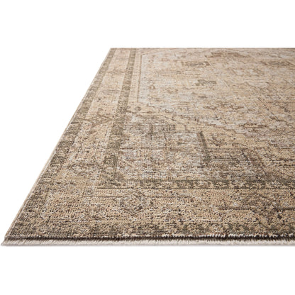 Priscilla PRL-07 Rug by Loloi in beige, earth. Made from 100% polyester in a unique style.