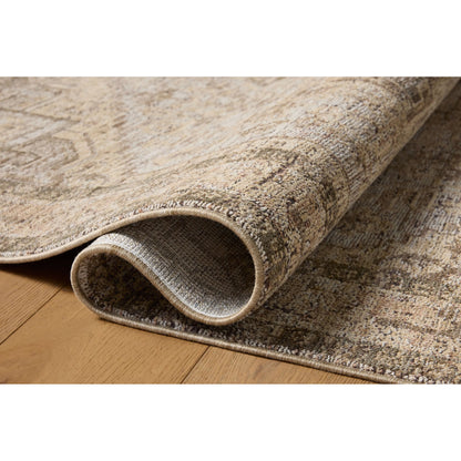 Priscilla PRL-07 Rug by Loloi in beige, earth. Made from 100% polyester in a unique style.