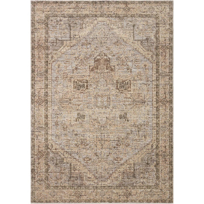 Priscilla PRL-07 Rug by Loloi in beige, earth. Made from 100% polyester in a unique style.
