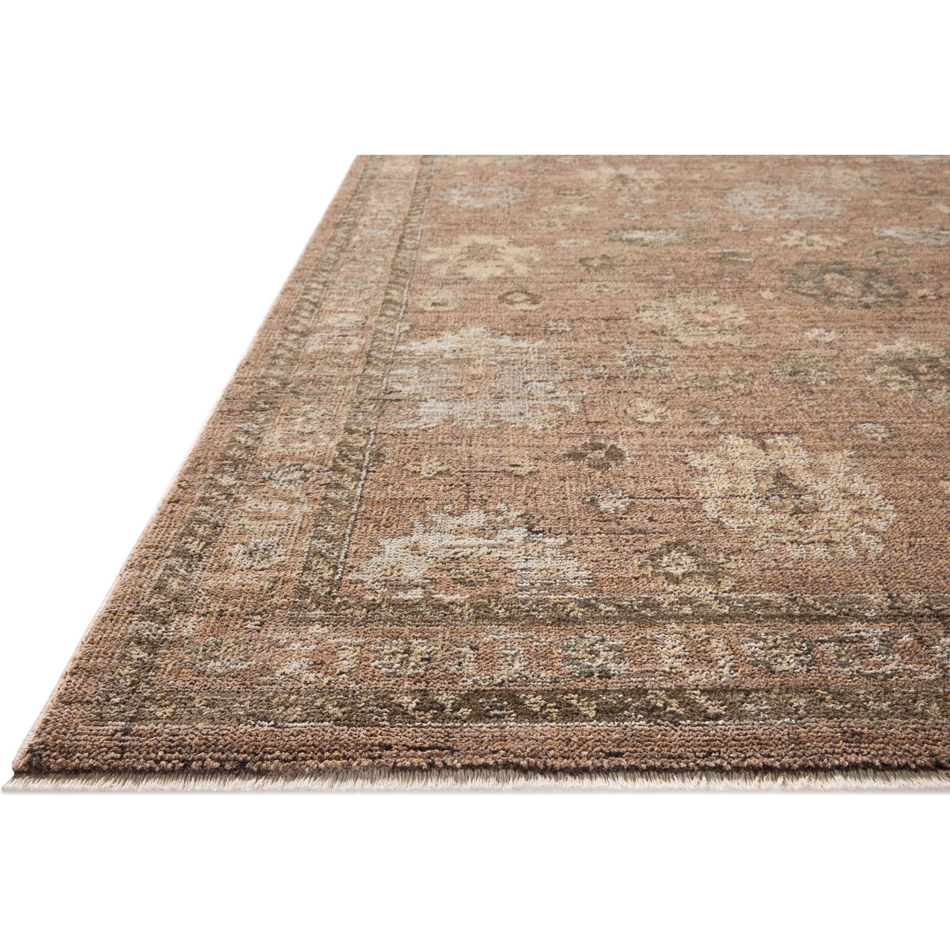 Priscilla PRL-08 Rug by Loloi in blush, multi. Made from 100% polyester in a unique style.