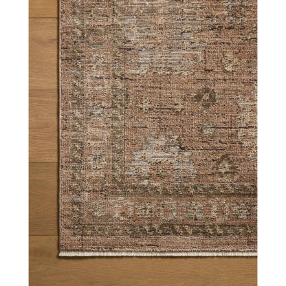 Priscilla PRL-08 Rug by Loloi in blush, multi. Made from 100% polyester in a unique style.