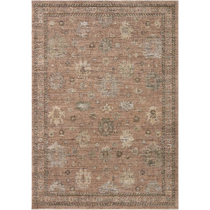 Priscilla PRL-08 Rug by Loloi in blush, multi. Made from 100% polyester in a unique style.