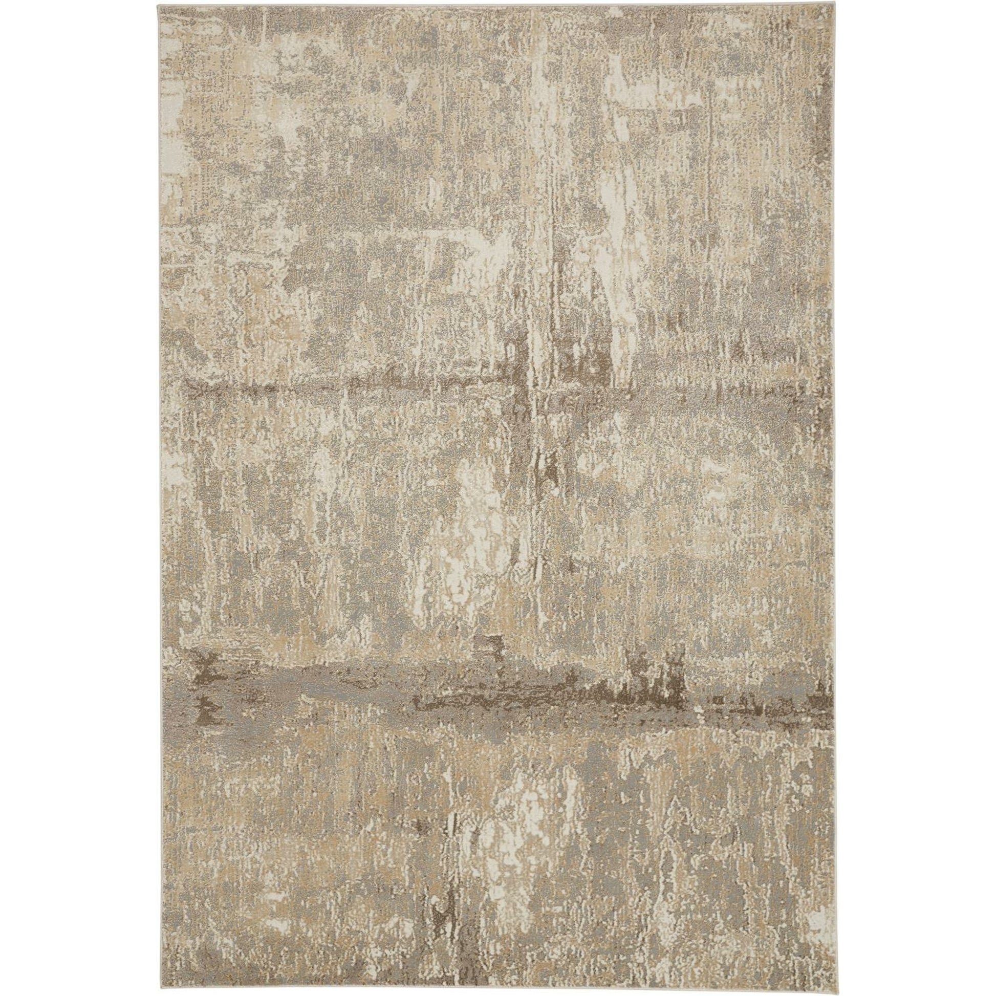 Parker Transitional Rug - 3701F by Feizy in tan, ivory, brown. Made from viscose, polyester in a unique style.