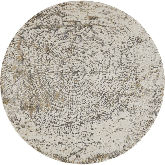 Parker Transitional Rug - 3702F by Feizy in ivory, tan, gray. Made from viscose, polyester in a unique style.