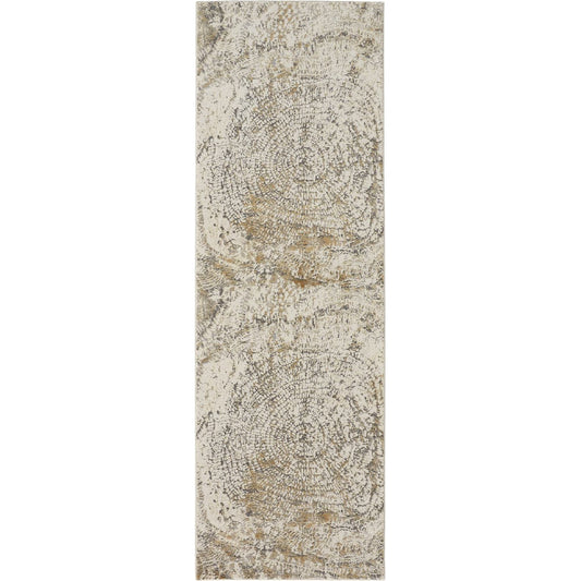 Parker Transitional Rug - 3702F by Feizy in ivory, tan, gray. Made from viscose, polyester in a unique style.