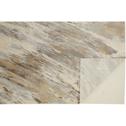 Parker Transitional Rug - 3704F by Feizy in ivory, tan, brown. Made from viscose, polyester in a unique style.