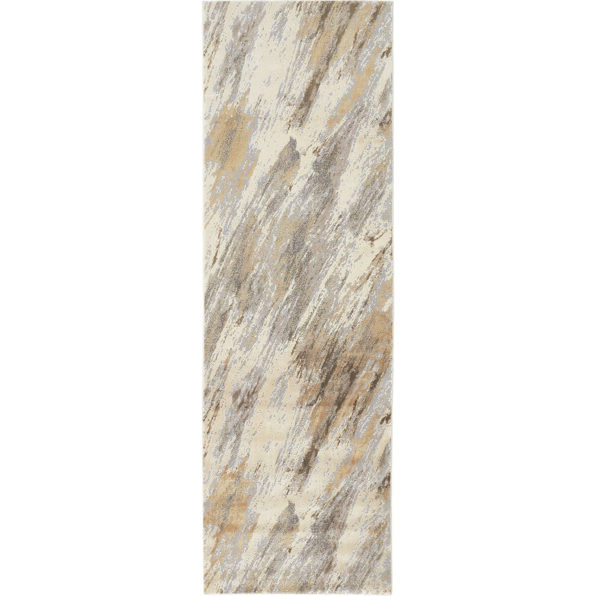 Parker Transitional Rug - 3704F by Feizy in ivory, tan, brown. Made from viscose, polyester in a unique style.