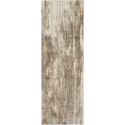 Parker Transitional Rug - 3705F by Feizy in tan, ivory, brown. Made from viscose, polyester in a unique style.