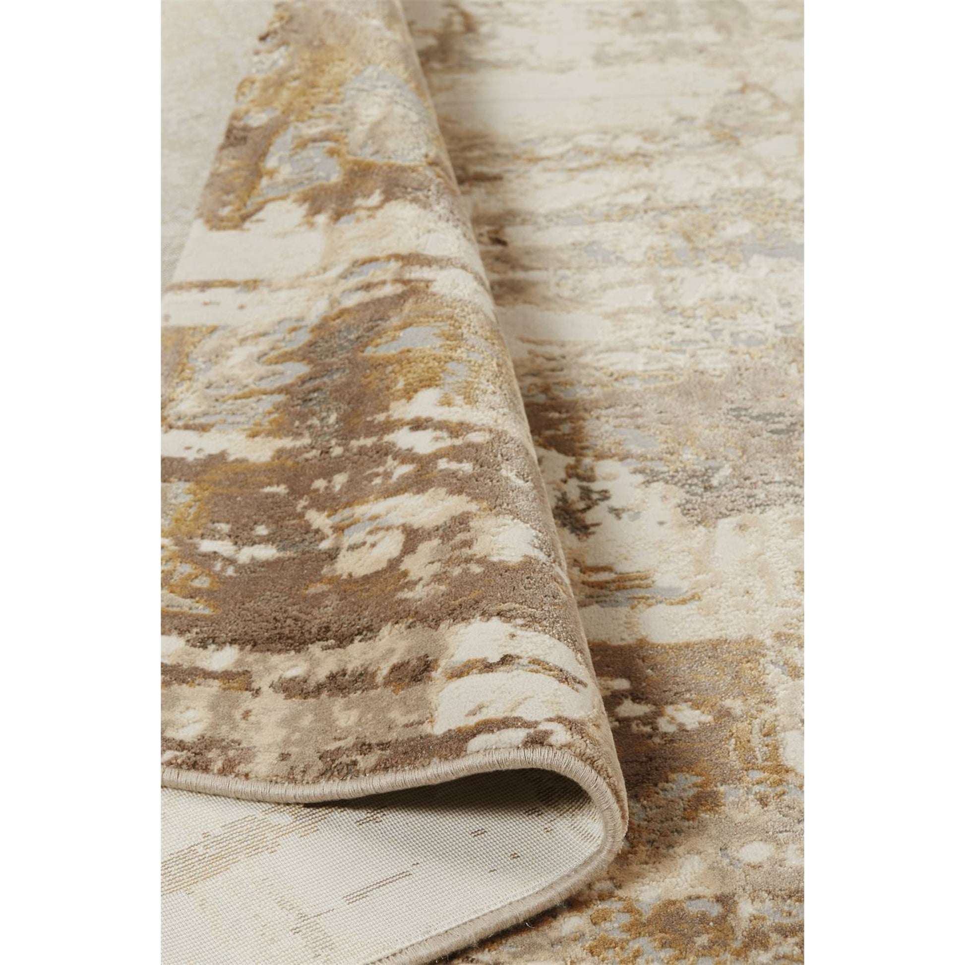 Parker Transitional Rug - 3709F by Feizy in tan, ivory, gray. Made from viscose, polyester in a unique style.