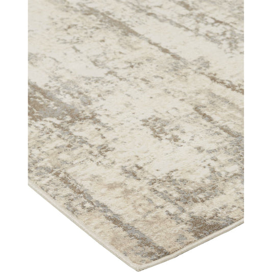 Parker Transitional Rug - 3719F by Feizy in ivory, brown. Made from viscose, polyester in a unique style.