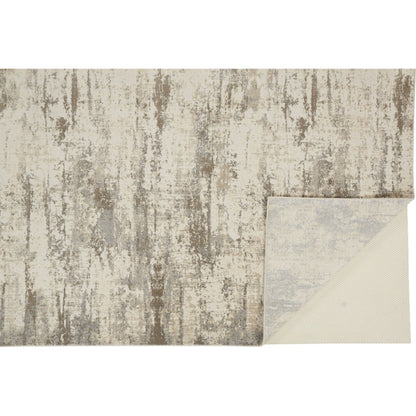 Parker Transitional Rug - 3719F by Feizy in ivory, brown. Made from viscose, polyester in a unique style.
