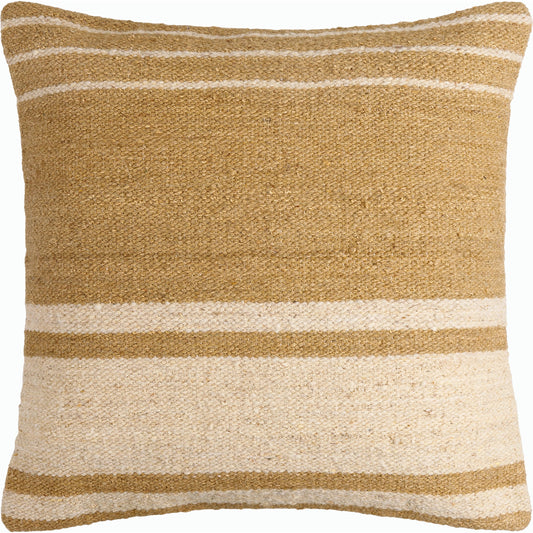 Patrick Accent Pillow - 533803 by Surya in light brown, beige. Made from wool, cotton in a modern style.