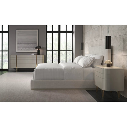 The Boutique Bed by Caracole. Made from birch in a modern style.