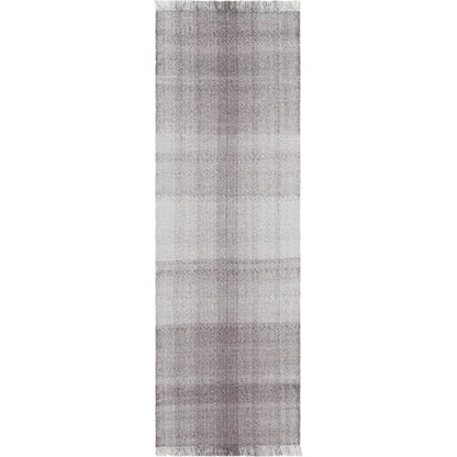 Primrose PRM-2307 Indoor/Outdoor Rug by Livabliss in dark brown, taupe, off-white. Made from 100% recycled pet yarn in a unique style.