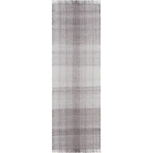 Primrose Rug - 32337 by Livabliss in dark brown, taupe, off-white. Made from 100% recycled pet yarn in a unique style.