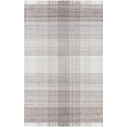 Primrose PRM-2307 Indoor/Outdoor Rug by Livabliss in dark brown, taupe, off-white. Made from 100% recycled pet yarn in a unique style.