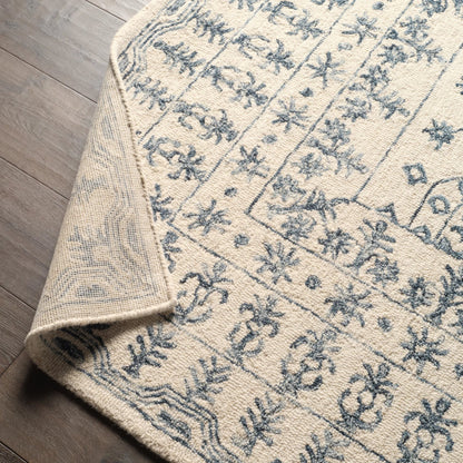 Province PRO07 Rug by Jaipur Living in ivory, blue. Made from 100% wool in a unique style.