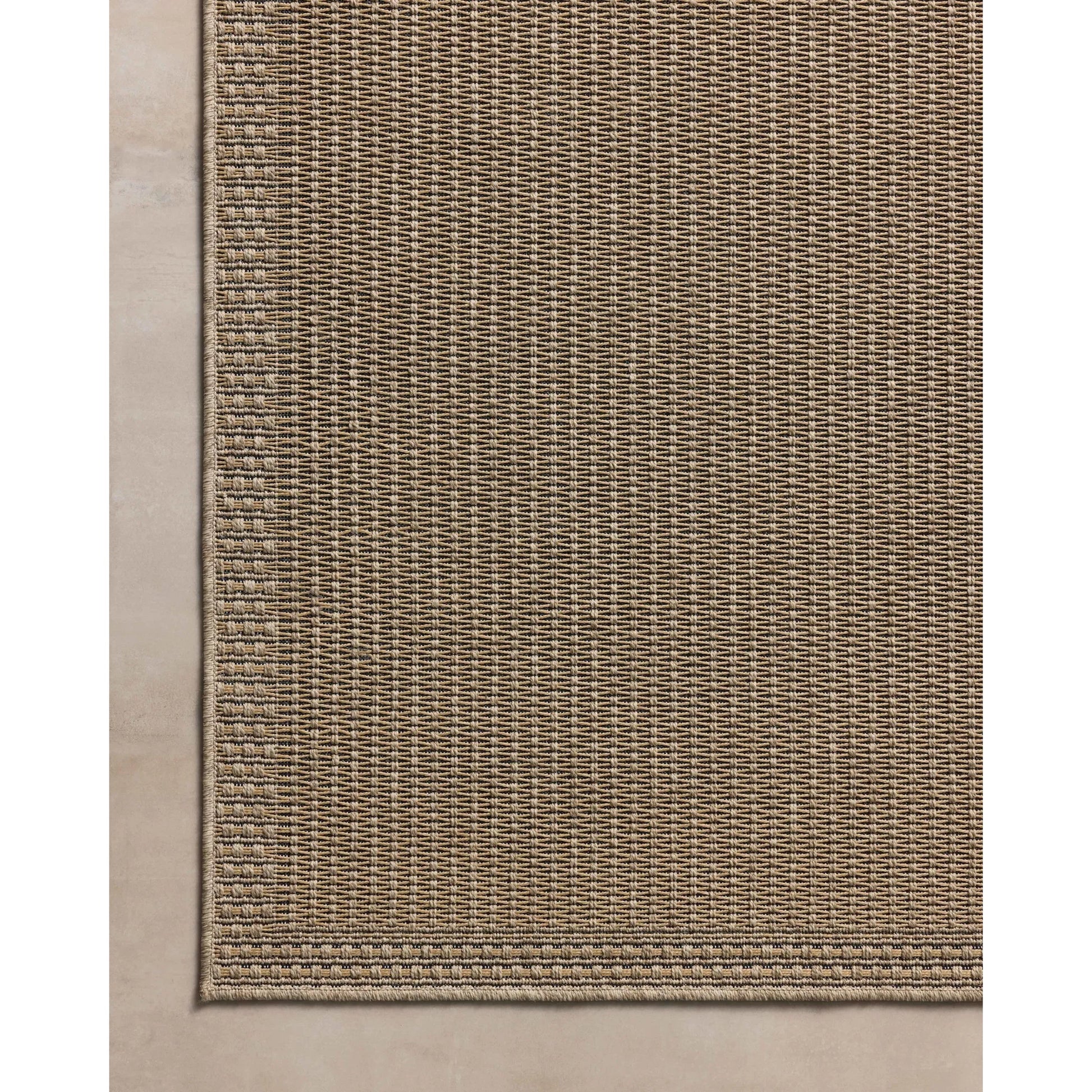 Providence PRC-02 Outdoor Rug by Chris Loves Julia x Loloi in natural, sand. Made from 100% polypropylene in a unique style.