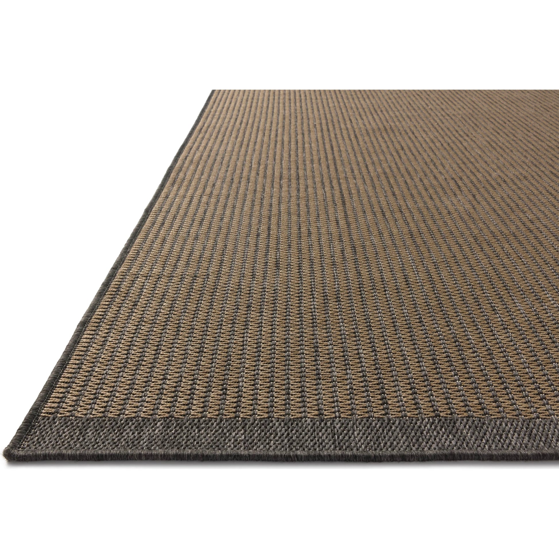 Providence PRC-03 Outdoor Rug by Chris Loves Julia x Loloi in wheat, charcoal. Made from 100% polypropylene in a unique style.